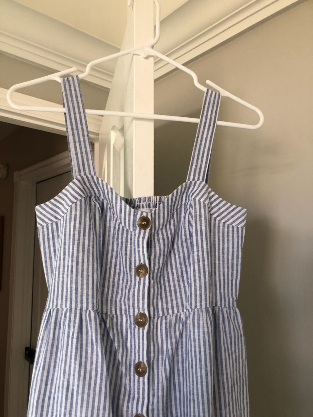 Seraphine Women's Linen Cotton Maternity Dress size 2 PETITE New with tags - Picture 3 of 5